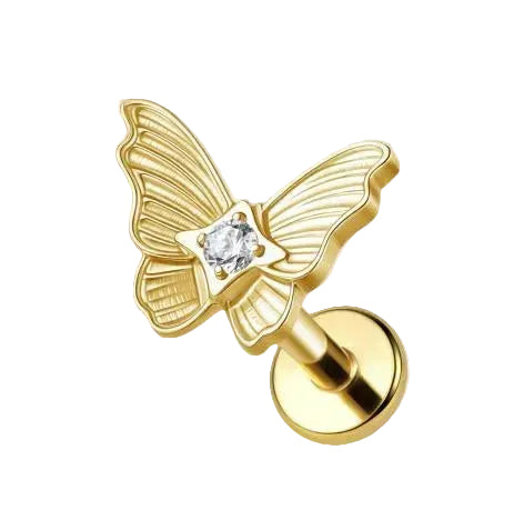 CRYSTAL BUTTERFLY FLATBACK